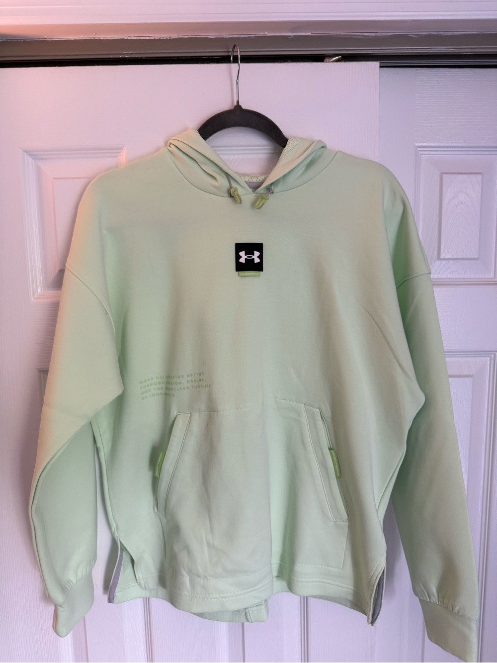 Under Armour Light Mint Green Pullover Hoodie